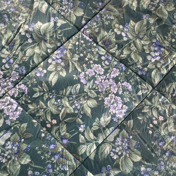 Vintage LAURA ASHLEY BRAMBLE BERRY Queen Reversible Comforter - Picture 1 of 8